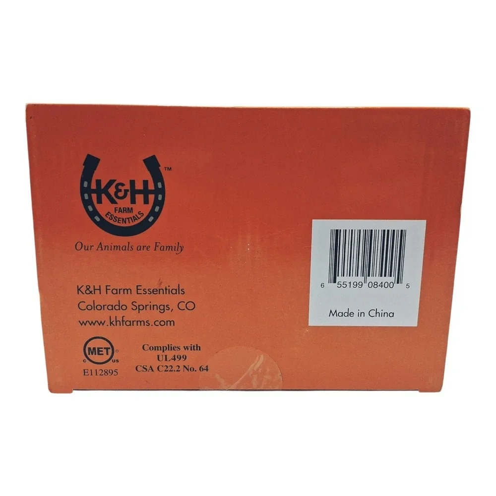 K&H Farm Essentials Ultimate Bucket & Stock Pond Tank Heater Stock Deicer Horses